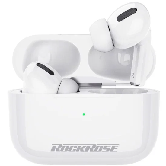 Rockrose Opera III True Wireless Stereo Bluetooth Earbuds &ndash; White